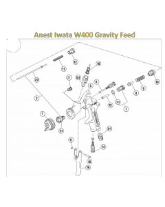 Anest Iwata W400 Gravity