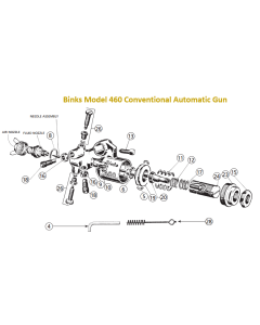 Binks Model 460 Conventional Automatic Gun