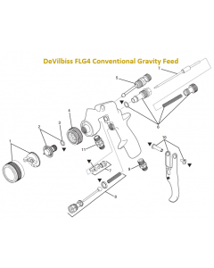Devilbiss FLG4 Gravity Conventional
