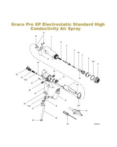 Graco Pro XP Electrostatic Standard High Conductivity Air Spray Gun