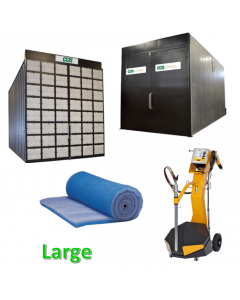 Large Batch Powder Package- Booth, Oven, & Powder Unit