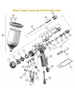 Binks Trophy HVLP Touch-Up Gravity Feed
