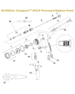 Devilbiss Compact HVLP Pressure/Siphon Feed