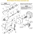 Binks Model 570 Automatic Airless Spray Gun